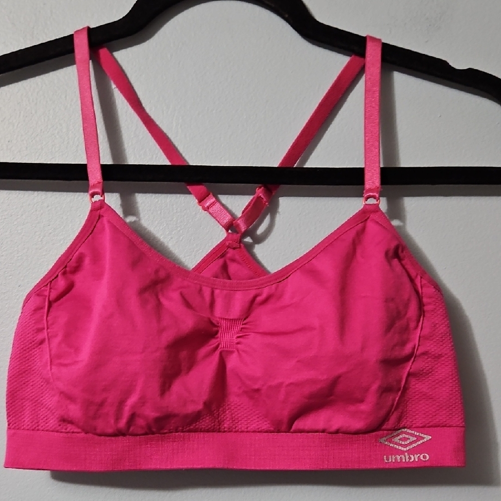 Umbro Pink Sports Bra Size M